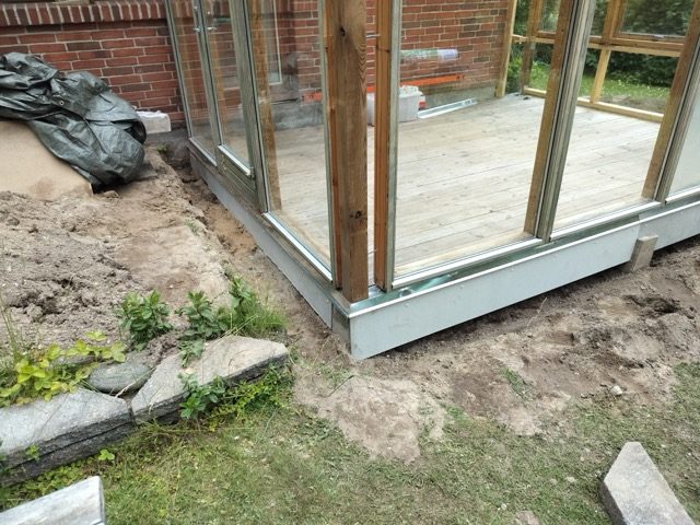 Terrasse fundament og konstruktion — Snedkermester C. Jespersen